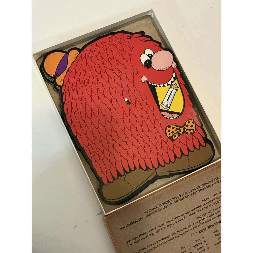 Vintage‎ 1977 Teaching Initial Consonant Discs T-264 Colorful Creatures in Box 9